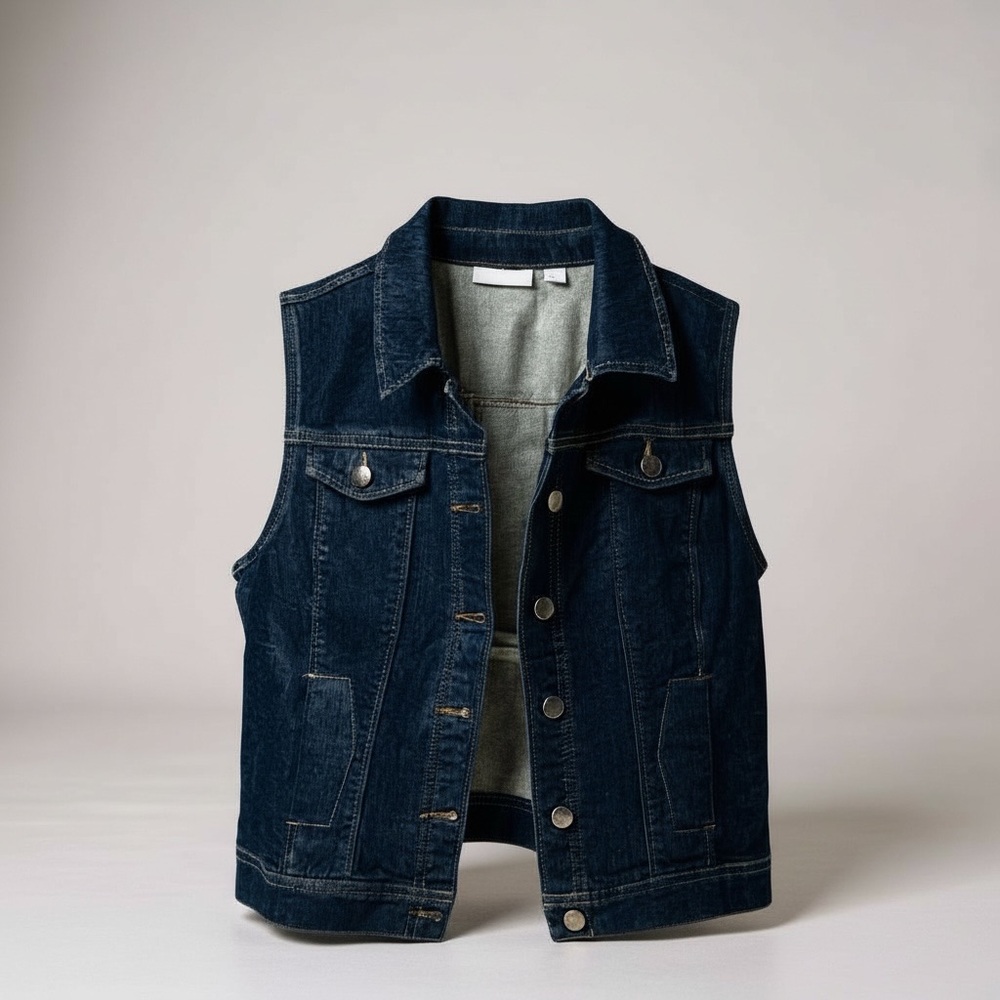 🆕 New York & Company Blue Denim Vest size S VESTS ARE IN!